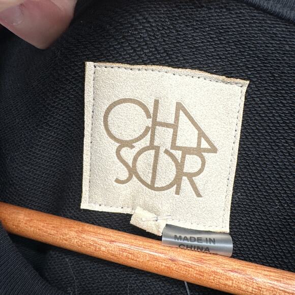 CHASER x EVEREVE NWT Puff Sleeve Zipper Front Jumpsuit in Black // XS - Picture 8 of 15